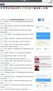 How livefoot.fr looks like on a mobile device such as an iPhone.