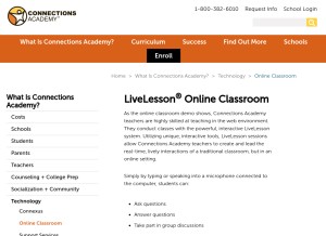 How livelesson.com looks like on a tablet such as an iPad.