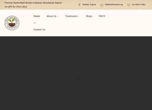 How liveliferehab.org looks like on a tablet such as an iPad.