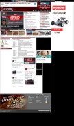 How liverc.com looks like on a mobile device such as an iPhone.