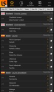 How livescore.mobi looks like on a mobile device such as an iPhone.