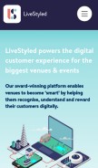 How livestyled.com looks like on a mobile device such as an iPhone.