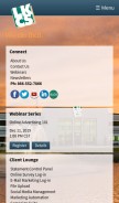 How lk-cs.com looks like on a mobile device such as an iPhone.