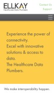 How lkcloud.com looks like on a mobile device such as an iPhone.