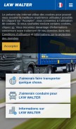 How lkw-walter.com looks like on a mobile device such as an iPhone.
