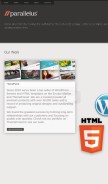 How llel.us looks like on a mobile device such as an iPhone.