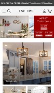 How lnchome.com looks like on a mobile device such as an iPhone.