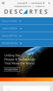 How lnos.com looks like on a mobile device such as an iPhone.