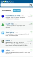How lo4d.com looks like on a mobile device such as an iPhone.