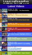 How loadingreadyrun.com looks like on a mobile device such as an iPhone.