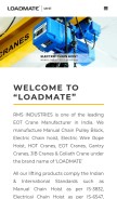 How loadmate.in looks like on a mobile device such as an iPhone.