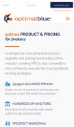 How loansifter.com looks like on a mobile device such as an iPhone.