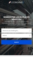 How loc8nearme.com looks like on a mobile device such as an iPhone.