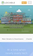 How locable.com looks like on a mobile device such as an iPhone.