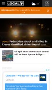 How local12.com looks like on a mobile device such as an iPhone.