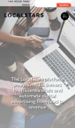 How localstars.com looks like on a mobile device such as an iPhone.