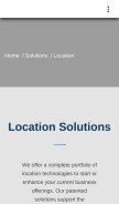 How location.studio looks like on a mobile device such as an iPhone.