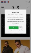 How lockwood.be looks like on a mobile device such as an iPhone.