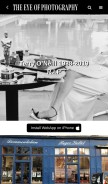 How loeildelaphotographie.com looks like on a mobile device such as an iPhone.