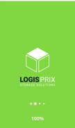 How logisprix.com looks like on a mobile device such as an iPhone.