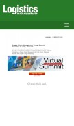 How logisticsmgmt.com looks like on a mobile device such as an iPhone.