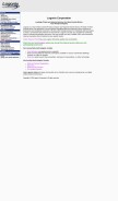 How logonix.net looks like on a mobile device such as an iPhone.