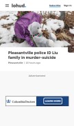 How lohud.com looks like on a mobile device such as an iPhone.
