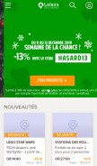 How loisirsencheres.com looks like on a mobile device such as an iPhone.