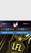 How lolesports.com looks like on a mobile device such as an iPhone.
