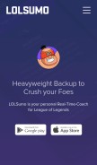 How lolsumo.com looks like on a mobile device such as an iPhone.