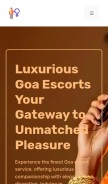 How londonescortsgroup.com looks like on a mobile device such as an iPhone.