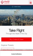 How londoneye.com looks like on a mobile device such as an iPhone.