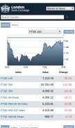 How londonstockexchange.com looks like on a mobile device such as an iPhone.