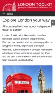 How londontoolkit.com looks like on a mobile device such as an iPhone.