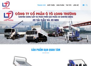 How longtruongauto.com looks like on a tablet such as an iPad.