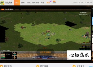 How longzhu.com looks like on a tablet such as an iPad.