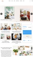 How lonny.com looks like on a mobile device such as an iPhone.