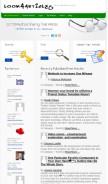 How look4articles.com looks like on a mobile device such as an iPhone.