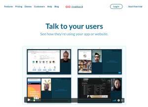 How lookback.io looks like on a tablet such as an iPad.