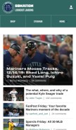 How lookoutlanding.com looks like on a mobile device such as an iPhone.