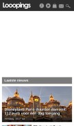 How looopings.nl looks like on a mobile device such as an iPhone.