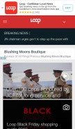 How loopjamaica.com looks like on a mobile device such as an iPhone.
