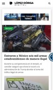 How lopezdoriga.com looks like on a mobile device such as an iPhone.