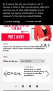 How loreal.com looks like on a mobile device such as an iPhone.