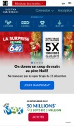 How lotoquebec.com looks like on a mobile device such as an iPhone.