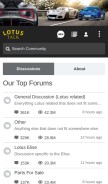 How lotustalk.com looks like on a mobile device such as an iPhone.