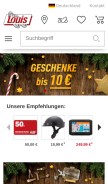 How louis.de looks like on a mobile device such as an iPhone.
