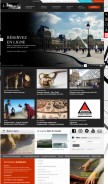 How louvre.fr looks like on a mobile device such as an iPhone.