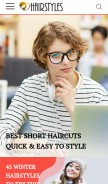 How lovehairstyles.com looks like on a mobile device such as an iPhone.