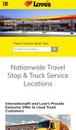 How loves.com looks like on a mobile device such as an iPhone.